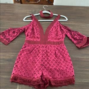 Nasty Gal Give Em the Cold Shoulder Romper